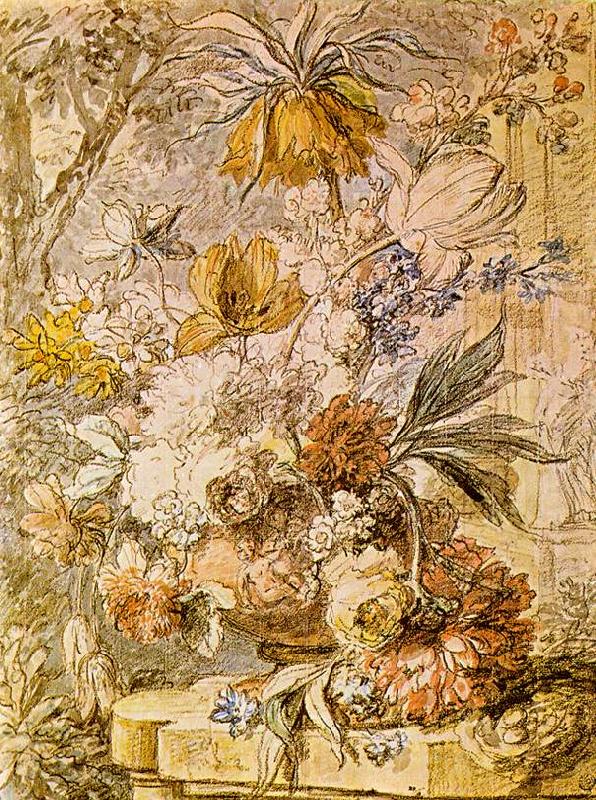 HUYSUM, Jan van Vase with Flowers sg china oil painting image